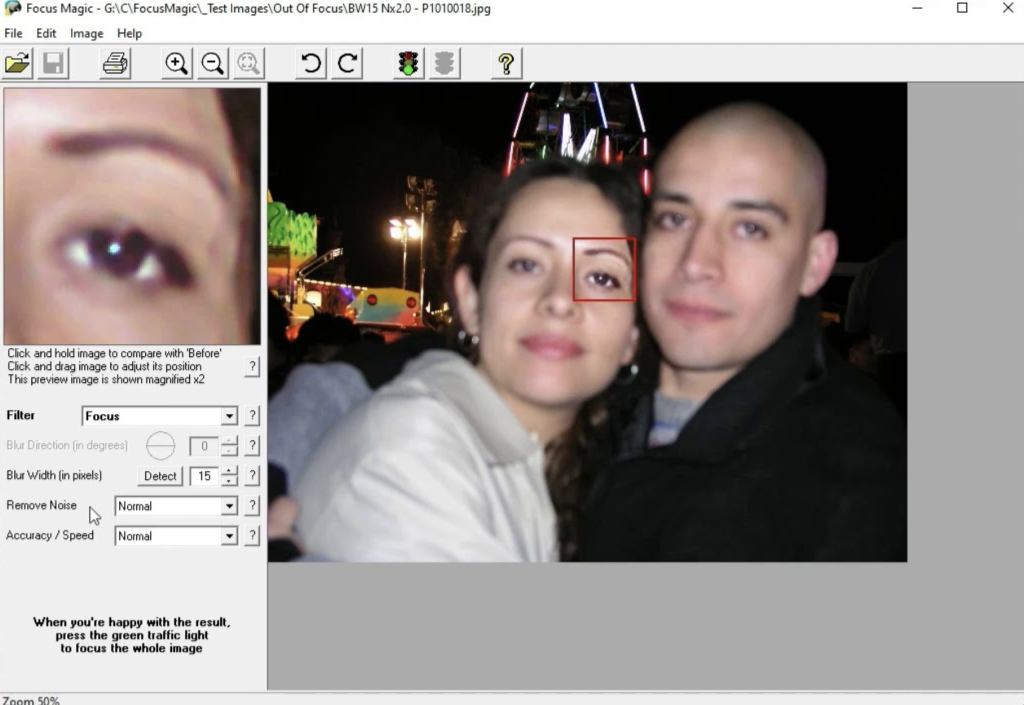 模糊图片修复软件 Focus Magic v6.10 x64