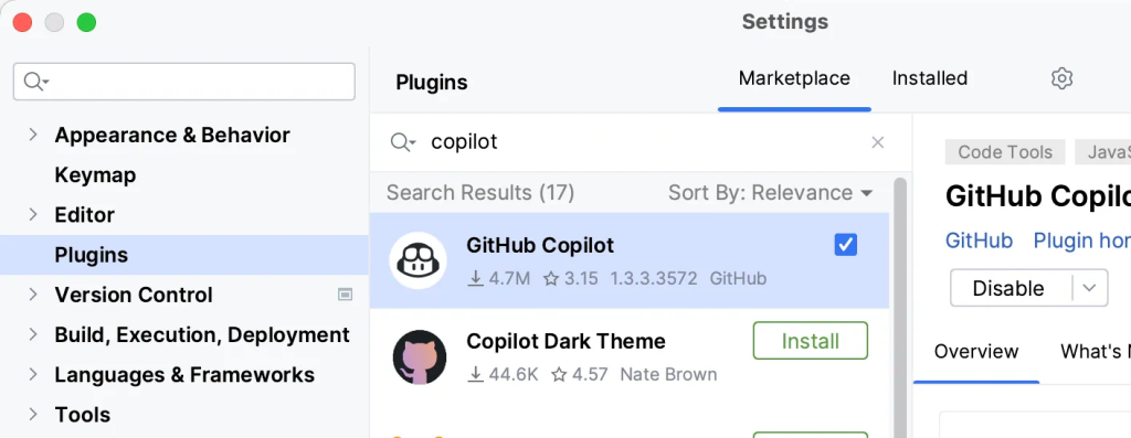 GitHub Copilot 与 JetBrains AI Assistant 使用初步使用对比